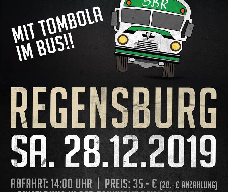 Am 28.12.19: Fanbus nach Regensburg